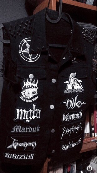 Killstar Black Metal Battle Vest