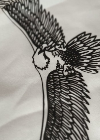 bjk Kapüşonlu Beyaz Sweatshirt, Baskılı, Rahat Kesim - Görsel 3