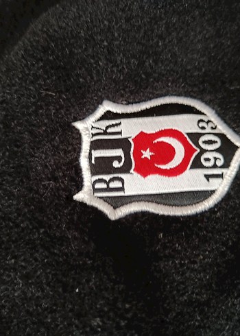 bjk Siyah Fermuarlı Erkek Polar Sweatshirt - Görsel 2