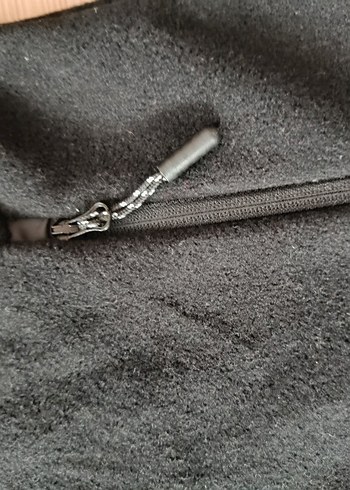 bjk Siyah Fermuarlı Erkek Polar Sweatshirt - Görsel 4