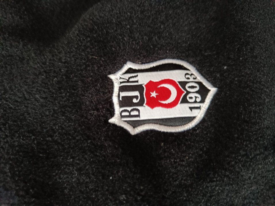 bjk Siyah Fermuarlı Erkek Polar Sweatshirt - Görsel 2