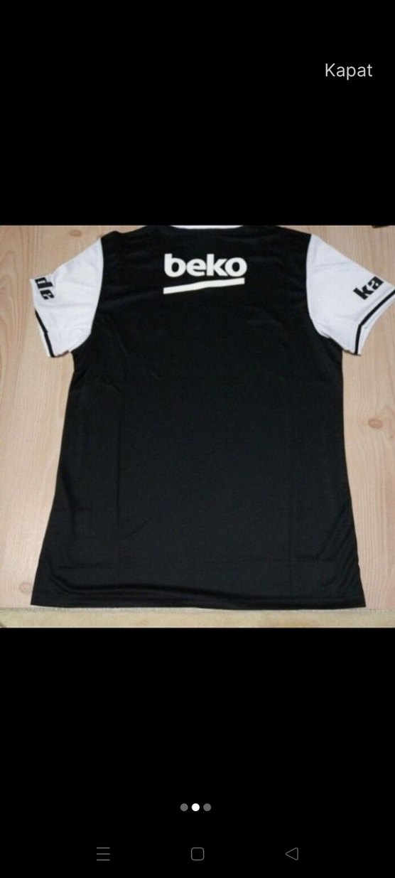 Erkek Siyah Kısa Kollu xl Forma - Görsel 2