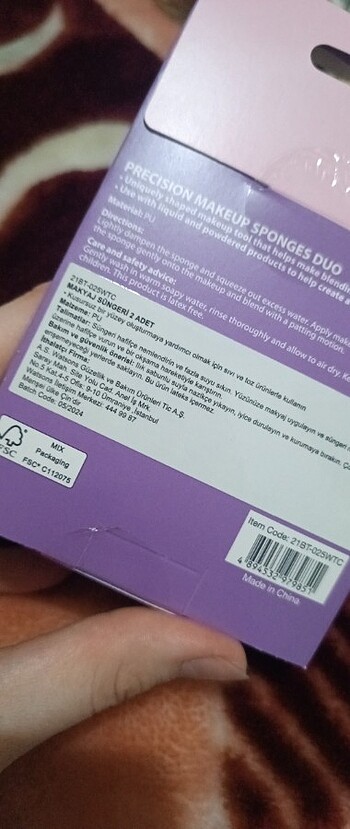 Watsons makyaj süngeri  - Görsel 2