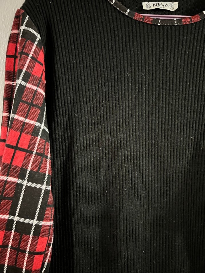 Uzun Siyah Kadın Elbise - Görsel 5