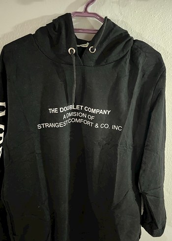 Kadın Siyah Kapüşonlu Rahat Sweatshirt - Görsel 5