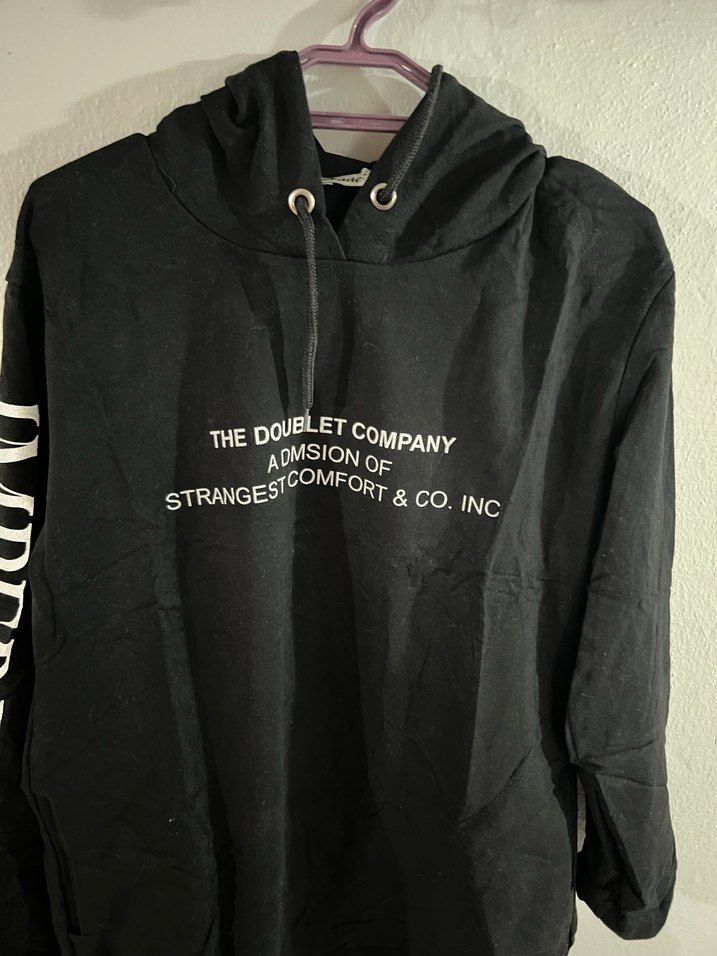 Kadın Siyah Kapüşonlu Rahat Sweatshirt - Görsel 5