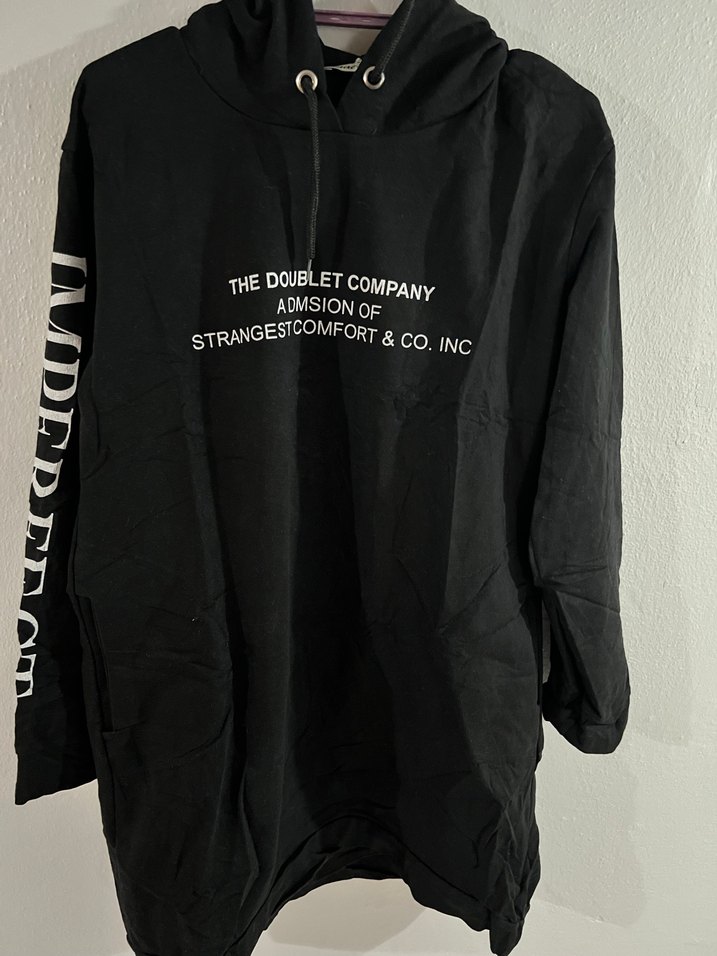 Kadın Siyah Kapüşonlu Rahat Sweatshirt - Görsel 3