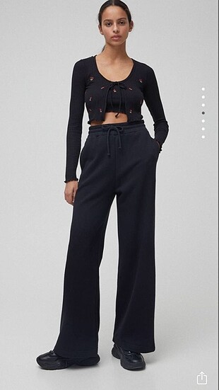Pull and bear geniş paça jogging pantolon