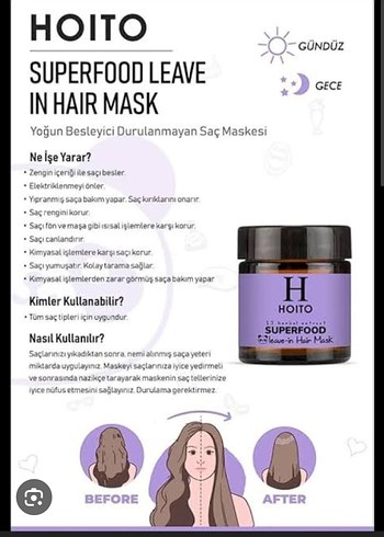 Hoito Superfood Saç Maskesi - Görsel 6