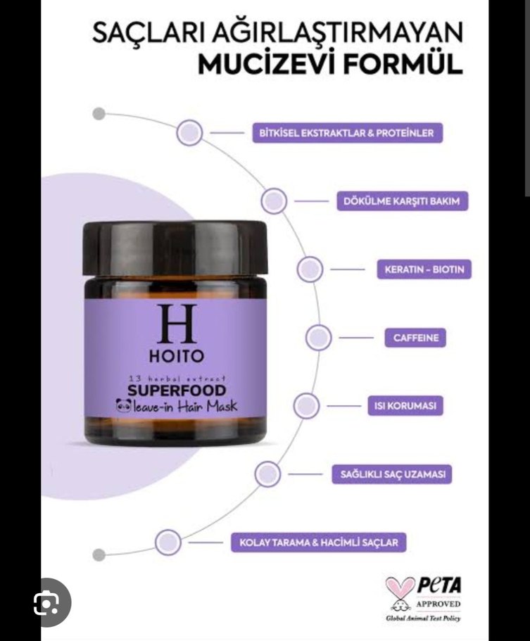 Hoito Superfood Saç Maskesi - Görsel 5