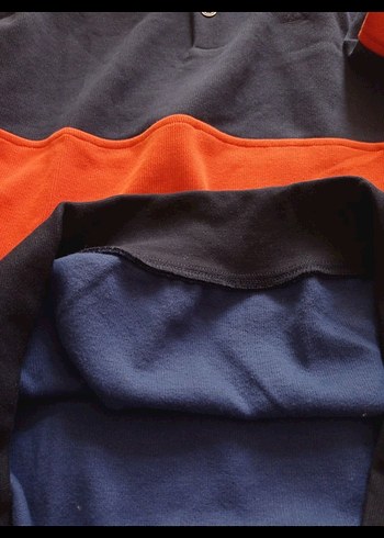 Polo yaka erkek sweatshirt - Görsel 3