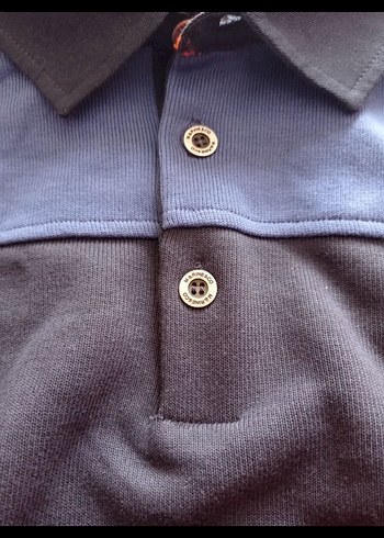 Polo yaka erkek sweatshirt - Görsel 6