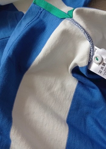 Uzun kollu polo çizgili erkek tişört - Görsel 5