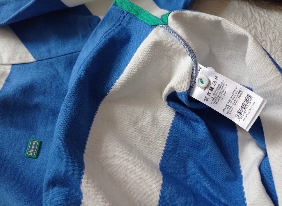 Uzun kollu polo çizgili erkek tişört - Görsel 5