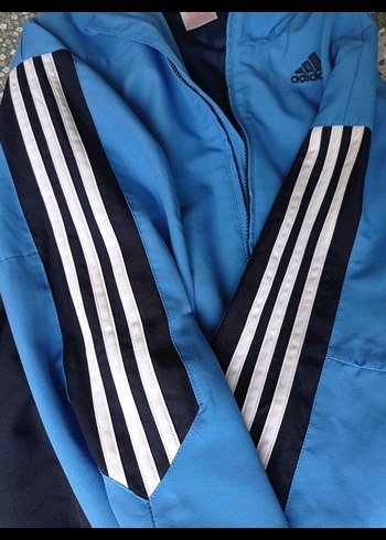 Erkek Fermuarlı Spor ceket adidas - Görsel 6