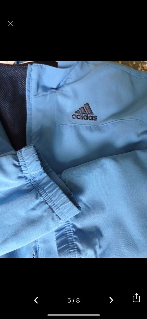 Erkek Fermuarlı Spor ceket adidas - Görsel 5