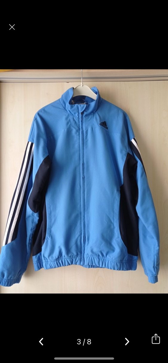 Erkek Fermuarlı Spor ceket adidas - Görsel 3