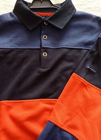 l Beden mavi Renk Marine & Co marka polo yaka sweatshirt