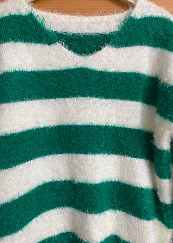 Çizgili Tunik Kazak - Görsel 2