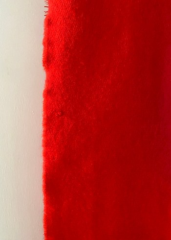 Kırmızı Atkı / Şal - Görsel 4