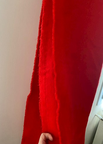 Kırmızı Atkı / Şal - Görsel 5