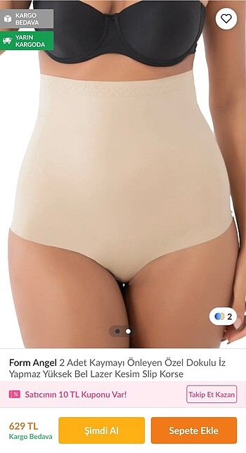 Diğer Form Angel Yüksel Bel Slip Korse
