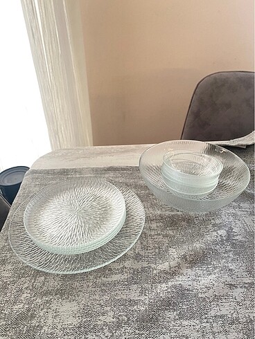 Servis Tabağı Borcam Seti