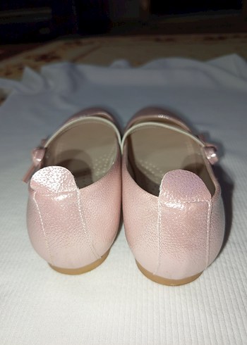 Pembe Tokalı Kız Çocuk Babet Ayakkabı - Görsel 5