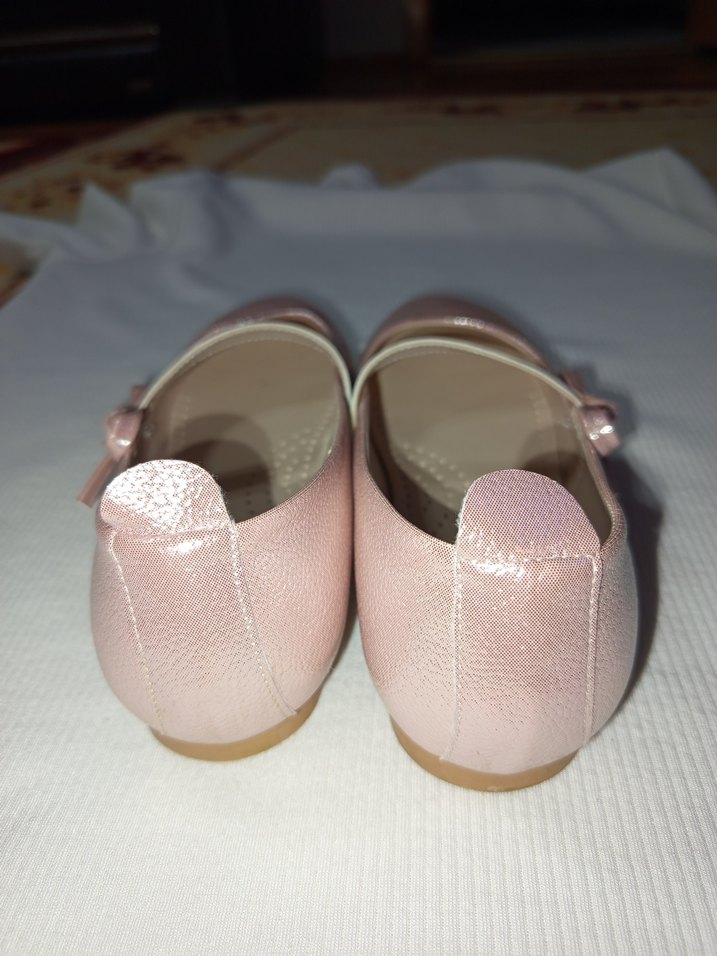 Pembe Tokalı Kız Çocuk Babet Ayakkabı - Görsel 5