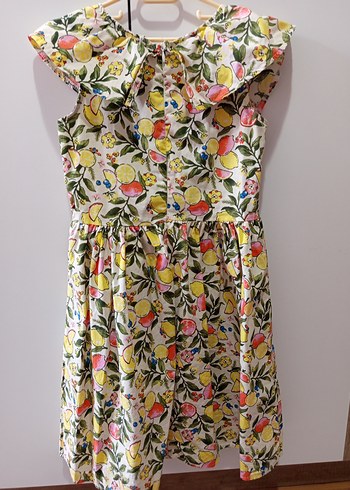 Kız Çocuk Renkli Bohem Desenli Kolsuz Elbise - Görsel 3