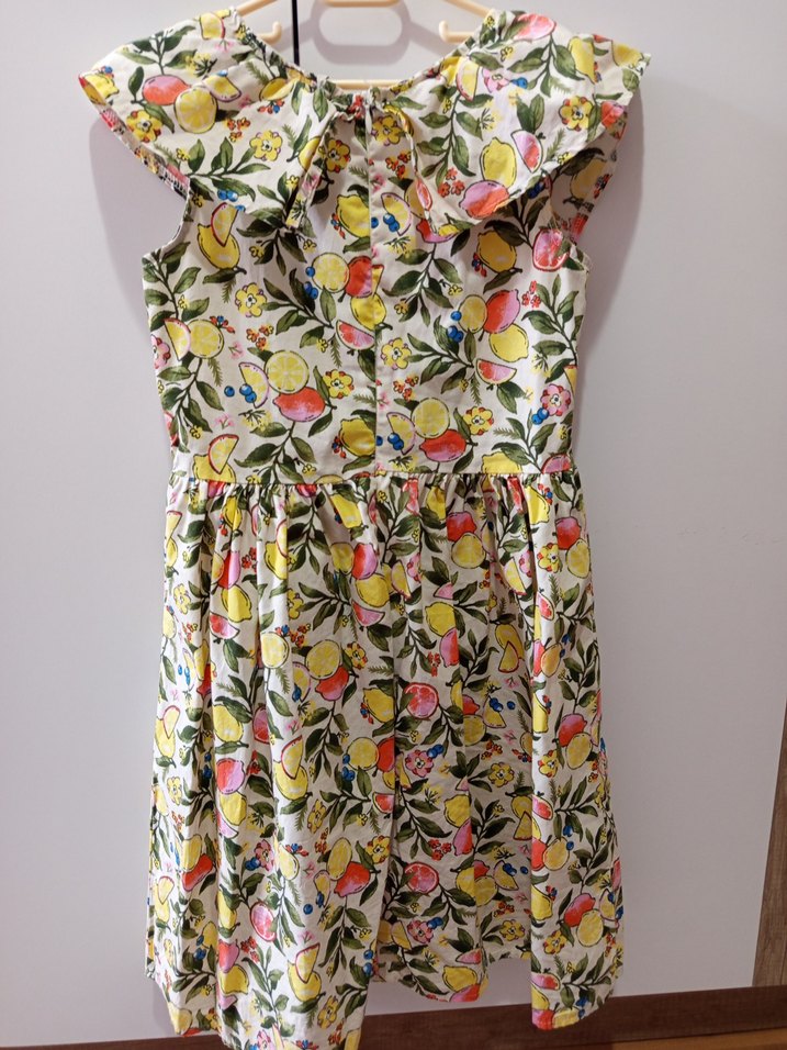 Kız Çocuk Renkli Bohem Desenli Kolsuz Elbise - Görsel 3