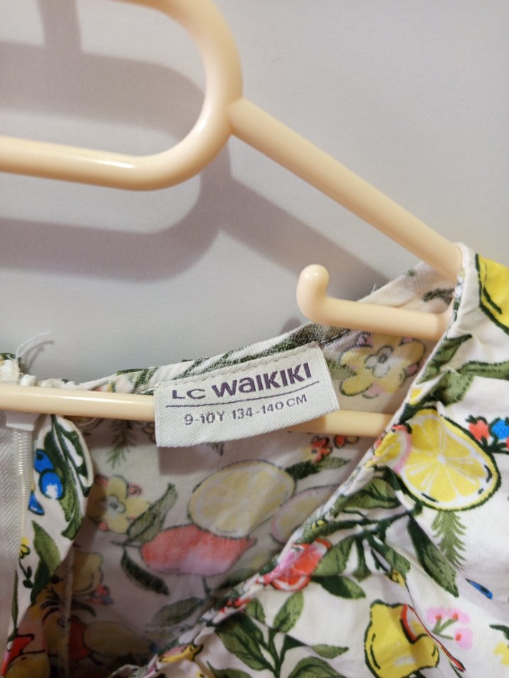 Kız Çocuk Renkli Bohem Desenli Kolsuz Elbise - Görsel 2