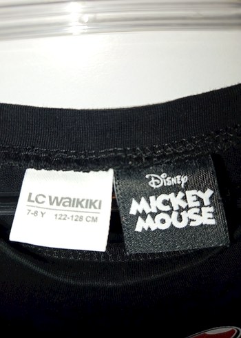 Kız Çocuk Siyah Minnie Baskılı Tişört - Görsel 2