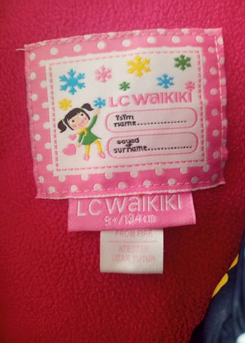 Kız Çocuk Renkli Kalp Desenli Fermuarlı Yelek - Görsel 2