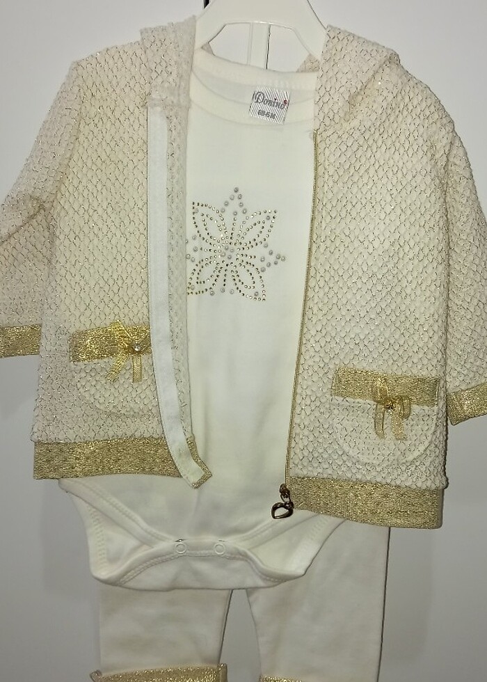 Çok şık bebek takımı - Görsel 4