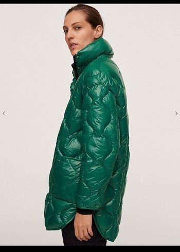 Mango Oversize Kapitone Anorak - Görsel 5