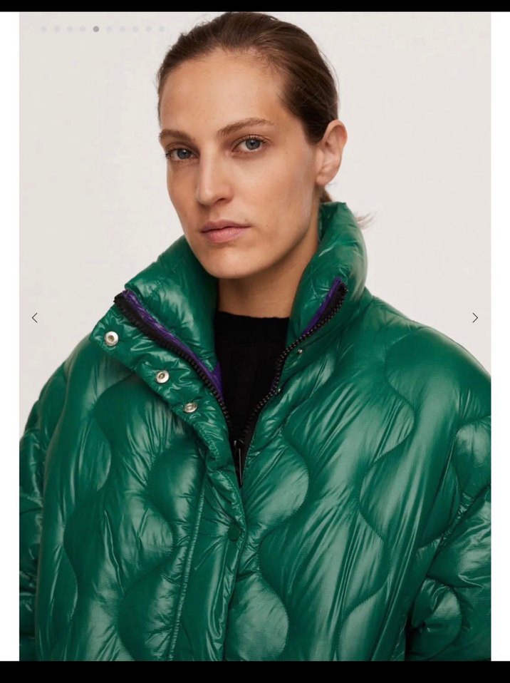 Mango Oversize Kapitone Anorak - Görsel 4