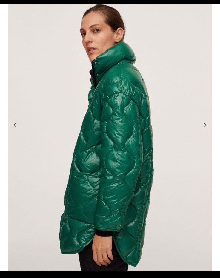 Mango Oversize Kapitone Anorak - Görsel 5