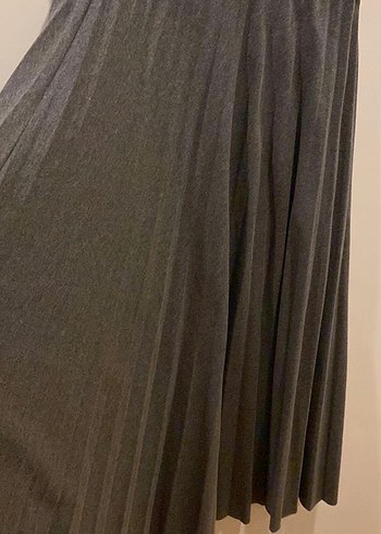 LCW Gri Uzun Pilili Etek - Görsel 2