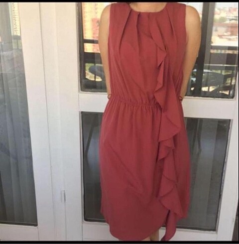 Zara Zara gül kurusu elbise