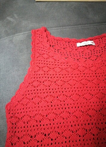 Kırmızı süveter  - Görsel 3