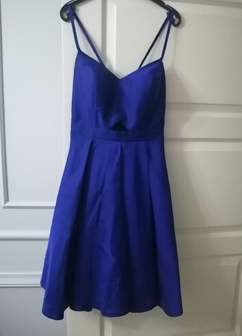 Saten elbise - Görsel 6