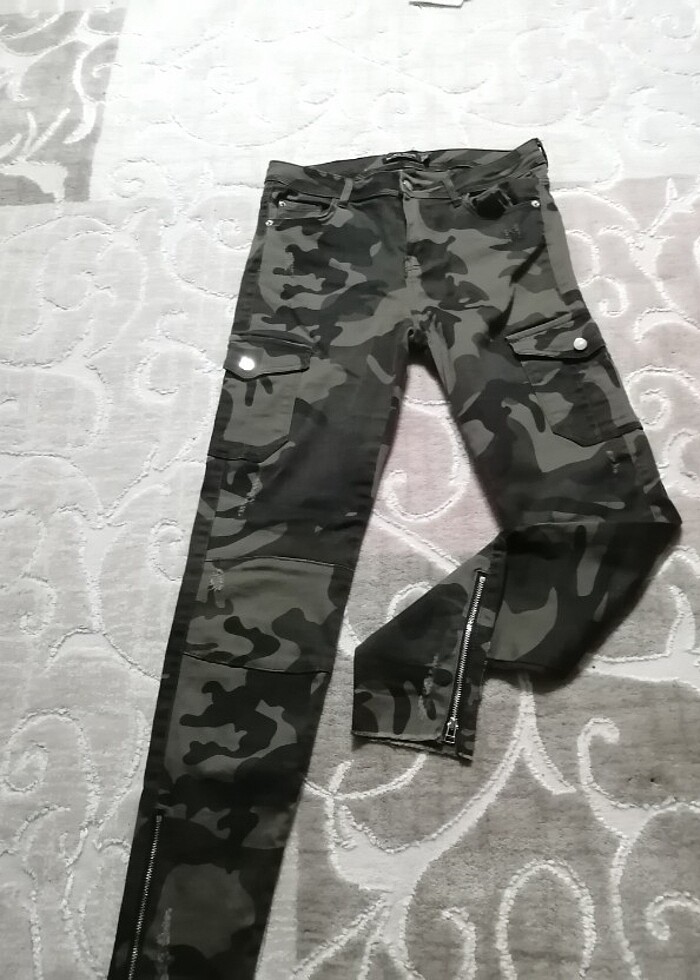 Kamuflaj desen pantalon - Görsel 2