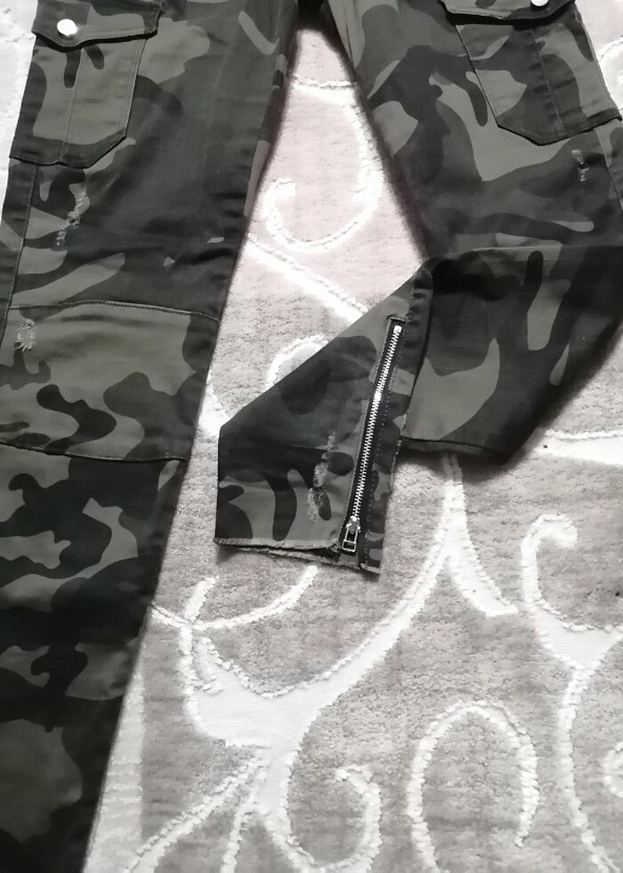 Kamuflaj desen pantalon - Görsel 4