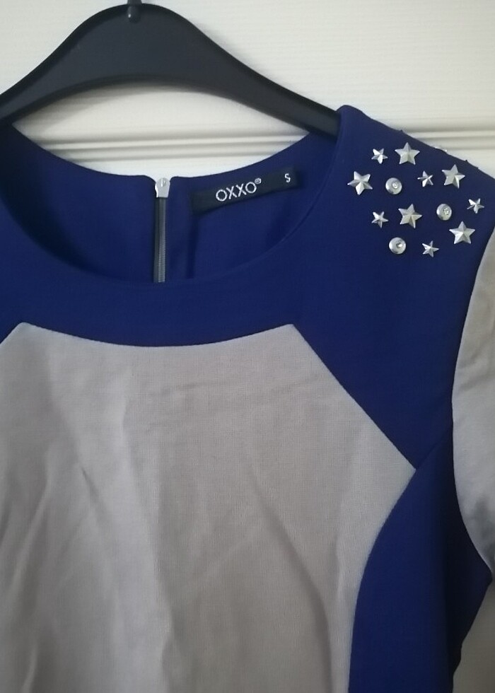 Uzun kollu penye elbise - Görsel 2