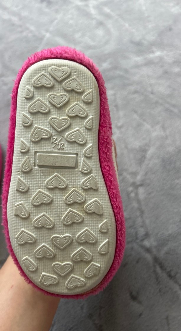 Kız Çocuk Renkli Nakışlı Sıcak Ev Terlikleri - Görsel 2