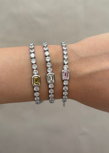 Renkli Taşlı Bileklik - Görsel 2