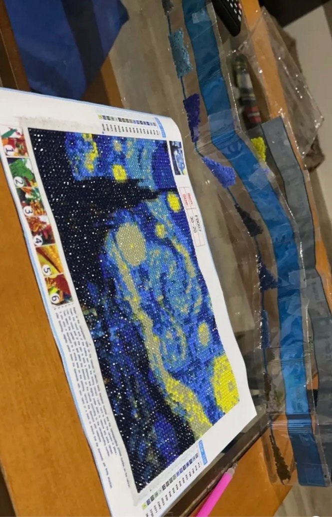 Van Gogh Taş Yapıştırma Sanatı - Görsel 3