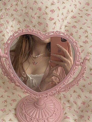  Beden Vintage Lolita Kalp Ayna ürü