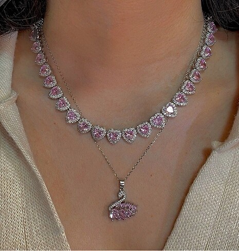 Diğer Swarovski Kuğu Kolye ????